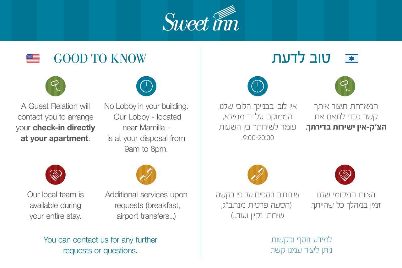 Sweet Inn Apartments - Amatsya Street Jeruzsálem Kültér fotó